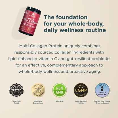 Ancient Nutrition Multi Collagen Protein, Hydrolyzed Peptides, Unflavored