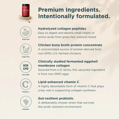 Ancient Nutrition Multi Collagen Protein, Hydrolyzed Peptides, Unflavored